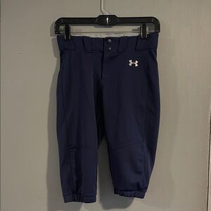 Under Armour Girls Softball Pant Navy‎ Size M